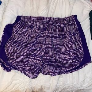 Nike Running Shorts - Purple Pattern